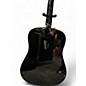 Used Fender CD60 Dreadnought Black Acoustic Guitar