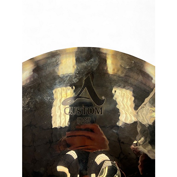 Used Zildjian 16in A Custom Crash Cymbal