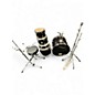 Used SPL 5 Piece Poplar Black Drum Kit thumbnail
