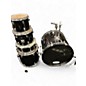 Used SPL 5 Piece Poplar Black Drum Kit