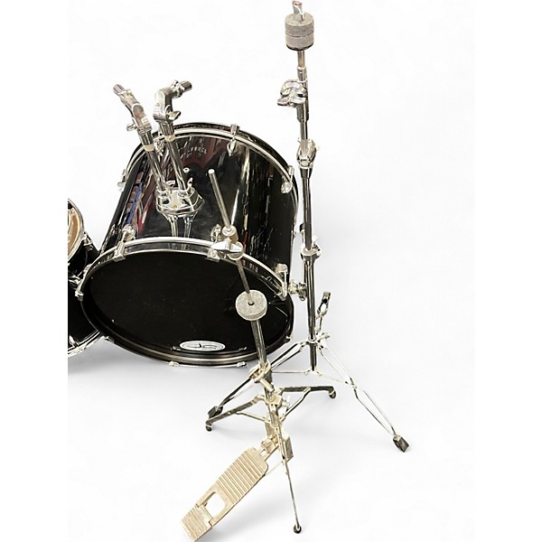 Used SPL 5 Piece Poplar Black Drum Kit