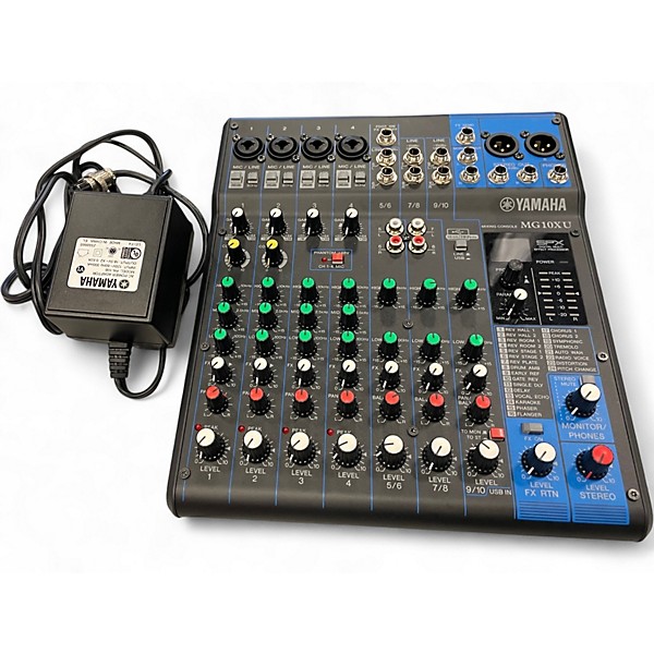 Used Yamaha MG10XU 10 Channel Mixer with Effects Unpowered Mixer