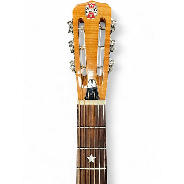 Used Republic TRIOLIAN RESONATOR FLAMED MAPLE Acoustic Guitar