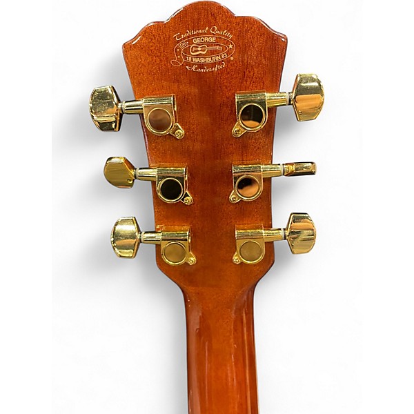 Used Washburn WD100DLMKU Natural Acoustic Guitar