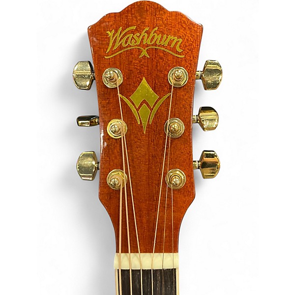 Used Washburn WD100DLMKU Natural Acoustic Guitar