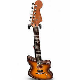 Used Fender ACOUSTASONIC JAZZMASTER Honey Burst Acoustic Electric Guitar