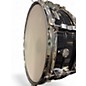 Used Ludwig 5.5X14 Acrolite Snare Black Sparkle Drum