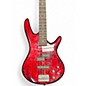 Used Ibanez GIO SOUNDGEAR Crimson Red Trans Electric Bass Guitar