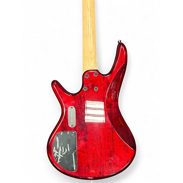 Used Ibanez GIO SOUNDGEAR Crimson Red Trans Electric Bass Guitar