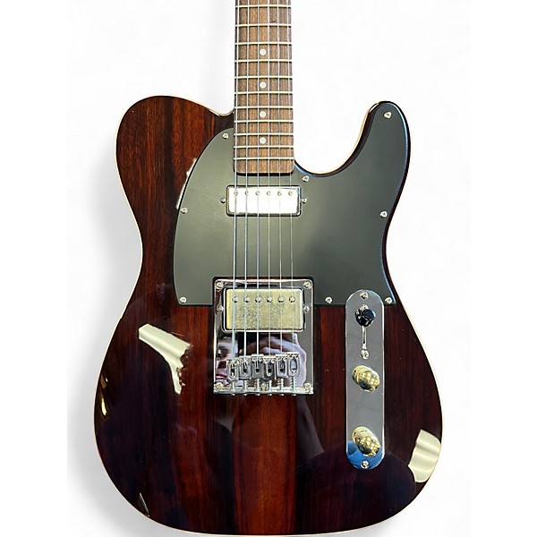 Used Michael Kelly CC55EB Striped Ebony Solid Body Electric Guitar