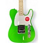 Used Squier SONIC ESQUIRE H LIME GREEN Solid Body Electric Guitar