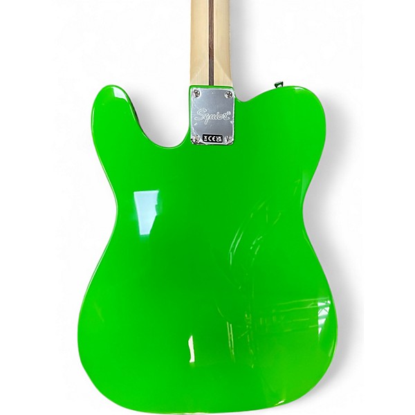 Used Squier SONIC ESQUIRE H LIME GREEN Solid Body Electric Guitar