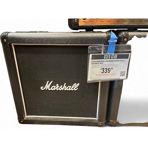 Used Marshall MG15MSII Micro Stack Guitar Stack
