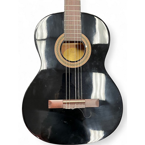 Used Lucero LC100 Black Classical Acoustic Guitar