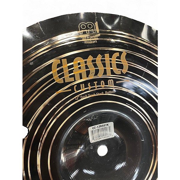 Used MEINL 12in Classics Custom Dark Trash Stack Cymbal
