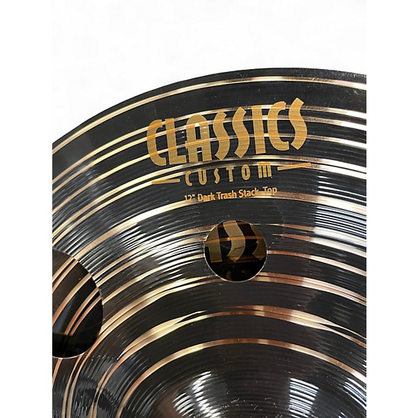 Used MEINL 12in Classics Custom Dark Trash Stack Cymbal