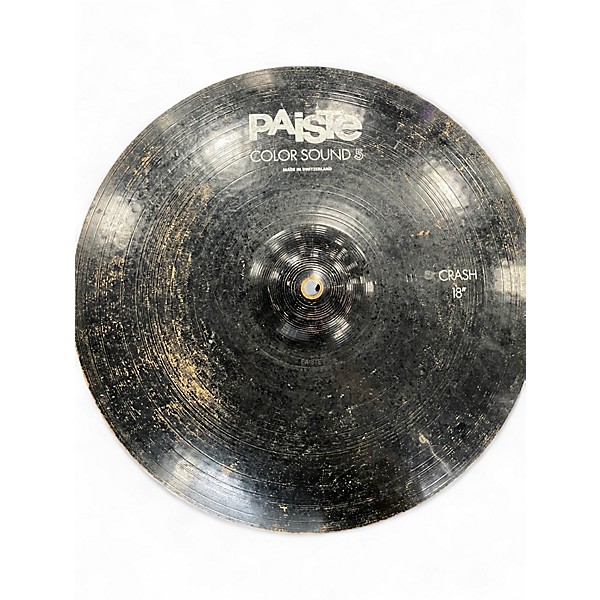 Used Paiste 18in Colorsound 5 Series Crash Cymbal