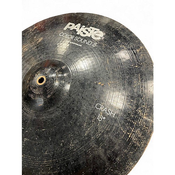 Used Paiste 18in Colorsound 5 Series Crash Cymbal