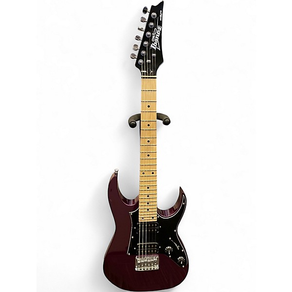 Used Ibanez GRGM21 Purple Solid Body Electric Guitar