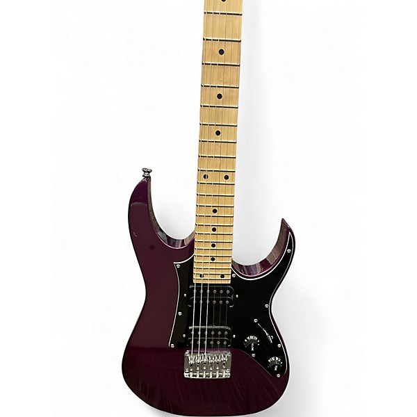 Used Ibanez GRGM21 Purple Solid Body Electric Guitar