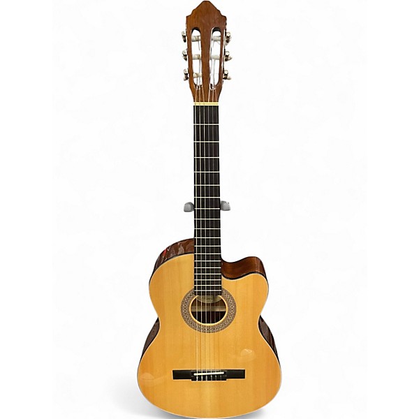 Used Lucero LC100CE Natural Classical Acoustic Electric Guitar