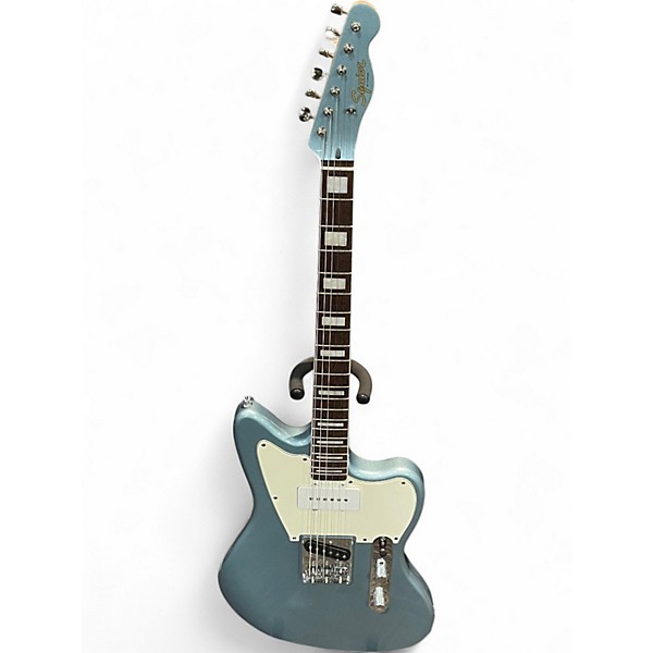 Used Squier PARANORMAL OFFSET TELECASTER SJ Ice Blue Metallic Solid Body Electric Guitar