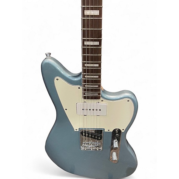 Used Squier PARANORMAL OFFSET TELECASTER SJ Ice Blue Metallic Solid Body Electric Guitar