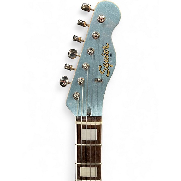 Used Squier PARANORMAL OFFSET TELECASTER SJ Ice Blue Metallic Solid Body Electric Guitar