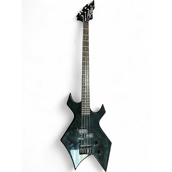 Used B.C. Rich Warlock bass platinum series Black Electric Bass Guitar