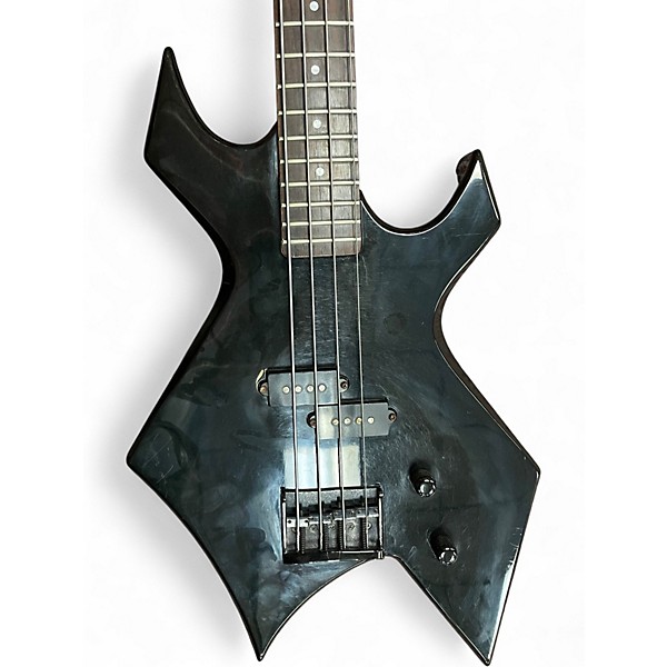 Used B.C. Rich Warlock bass platinum series Black Electric Bass Guitar