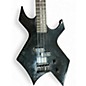 Used B.C. Rich Warlock bass platinum series Black Electric Bass Guitar