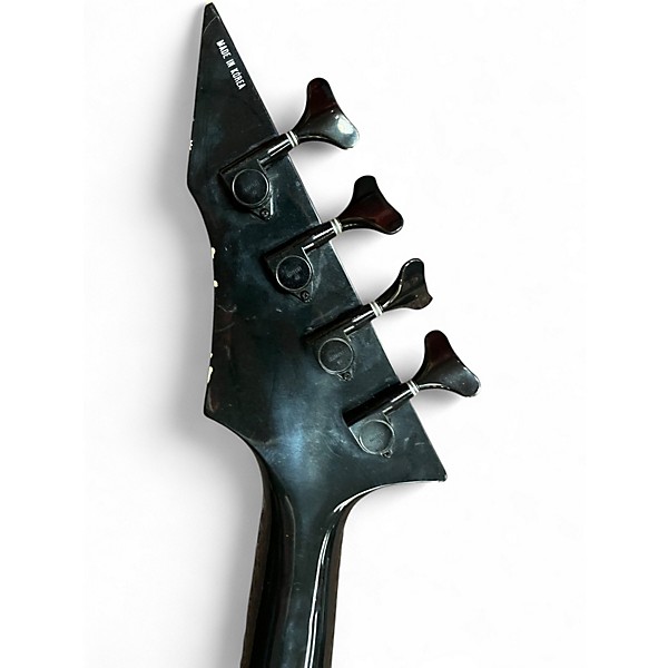 Used B.C. Rich Warlock bass platinum series Black Electric Bass Guitar