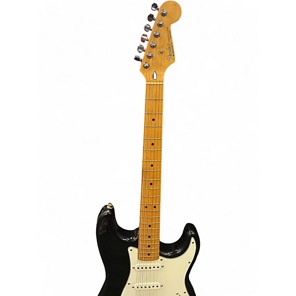Used Fender Standard Stratocaster Black Solid Body Electric Guitar