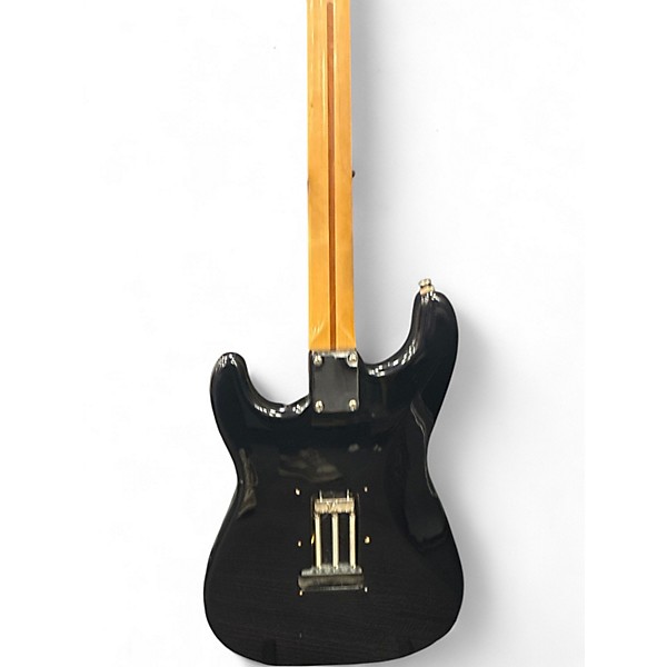Used Fender Standard Stratocaster Black Solid Body Electric Guitar