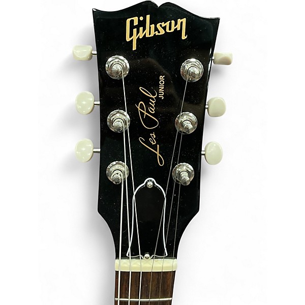 Used Gibson Les Paul Junior Black Solid Body Electric Guitar