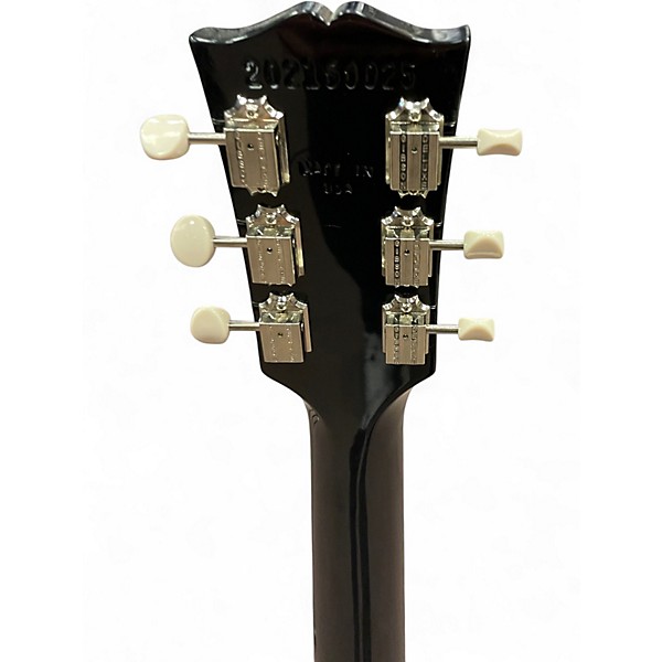 Used Gibson Les Paul Junior Black Solid Body Electric Guitar
