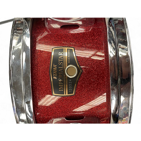 Used TAMA 14X6 Imperialstar Snare Candy Apple Red Metallic Drum