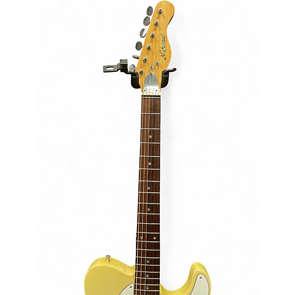 Used National FT-440 Finger Talker Vintage Blonde Solid Body Electric Guitar
