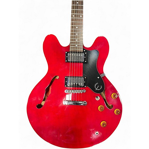 Used Epiphone Dot Cherry Hollow Body Electric Guitar