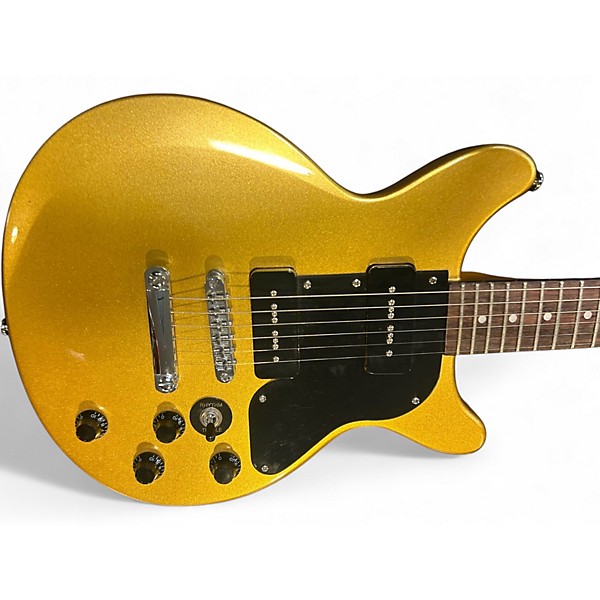 Used Firefly JSN DOUBLE CUT GOLD SPARKLE Solid Body Electric Guitar