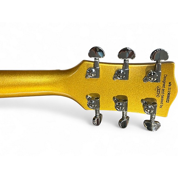 Used Firefly JSN DOUBLE CUT GOLD SPARKLE Solid Body Electric Guitar