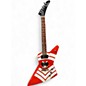 Used Epiphone Jason Hook M-4 Explorer Red and White Solid Body Electric Guitar thumbnail