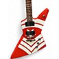 Used Epiphone Jason Hook M-4 Explorer Red and White Solid Body Electric Guitar
