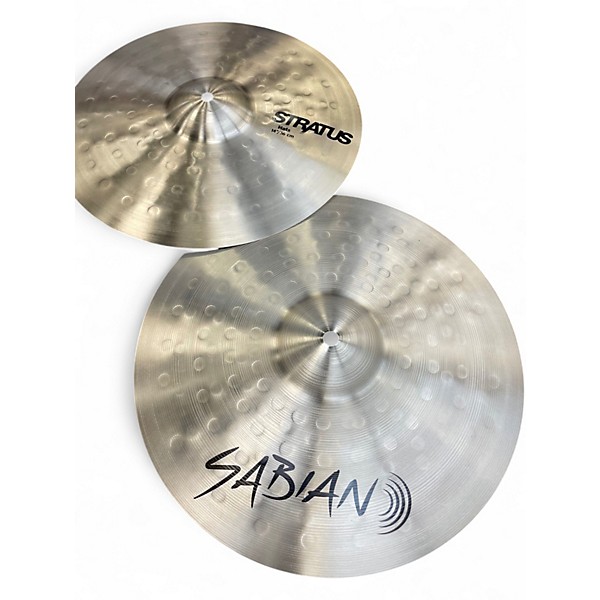 Used SABIAN 14in Stratus Hi Hat Pair Cymbal