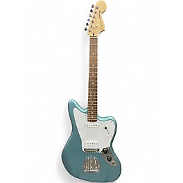 Used Squier Affinity Series Jaguar Ice Blue Metallic Solid Body Electric Guitar