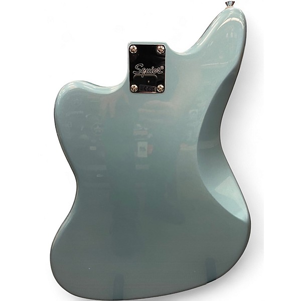 Used Squier Affinity Series Jaguar Ice Blue Metallic Solid Body Electric Guitar