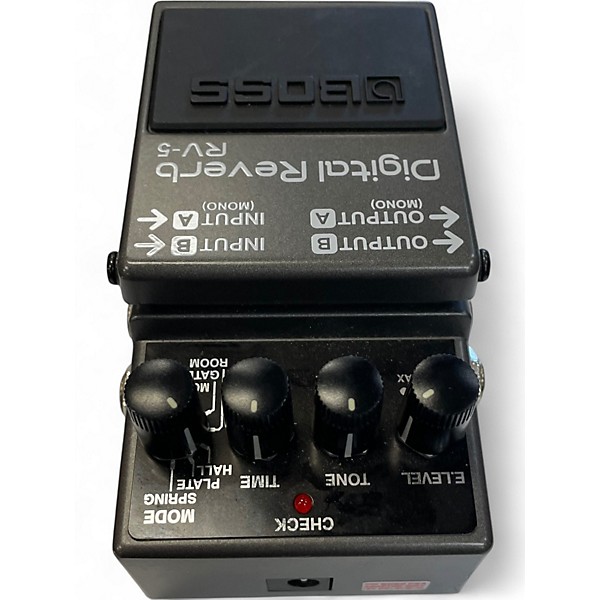 Used BOSS RV5 Digital Reverb Effect Pedal