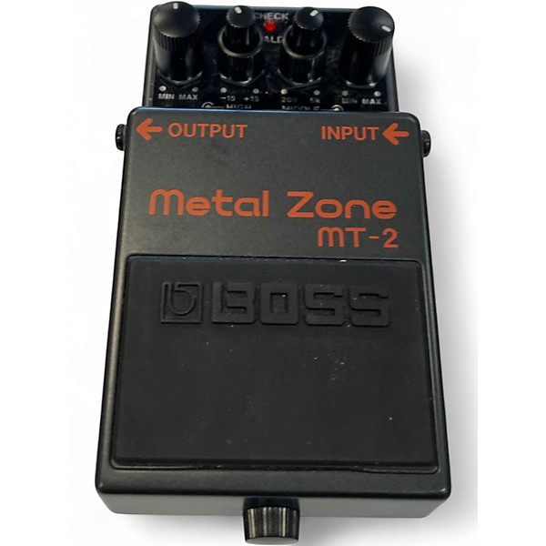 Used BOSS MT2 Metal Zone Distortion Effect Pedal