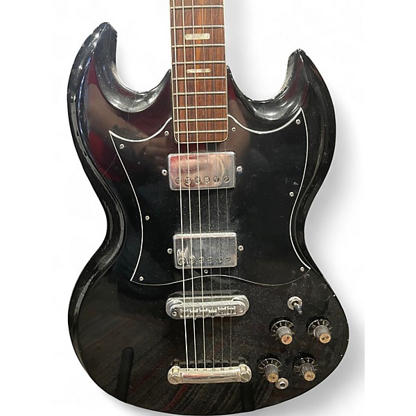 Used 1980s SIGMA SG STYLE Black Solid Body Electric Guitar