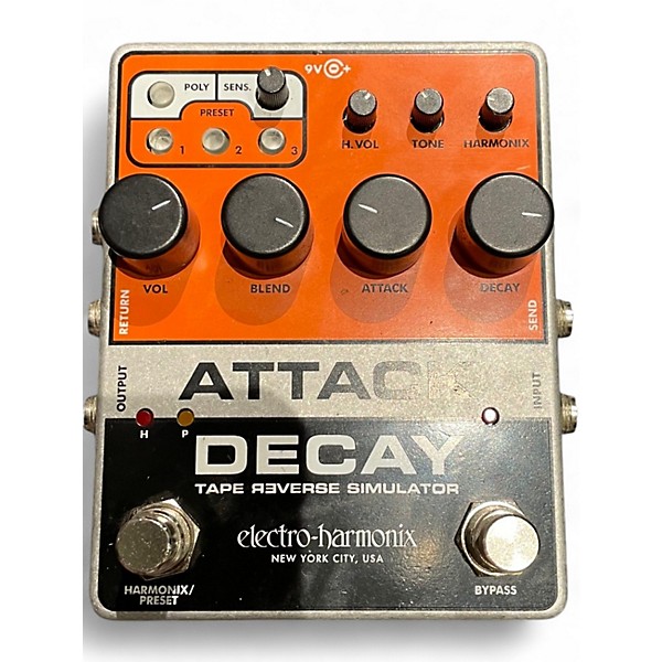 Used Electro-Harmonix Attack Decay Effect Pedal